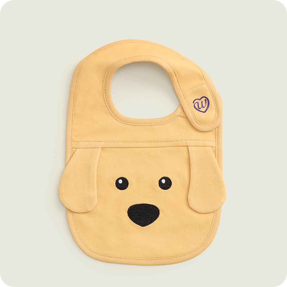 Alternative view of Golden Dog Bib Set