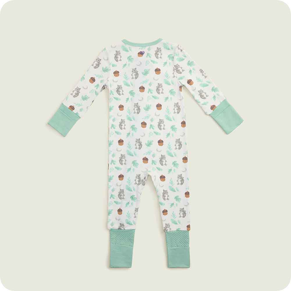 Gray Squirrel Footie Pajamas - Image 8
