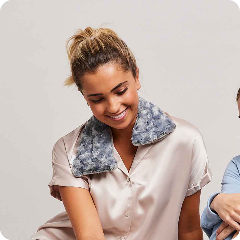Curly Gray Neck Wrap Warmies - Image 2