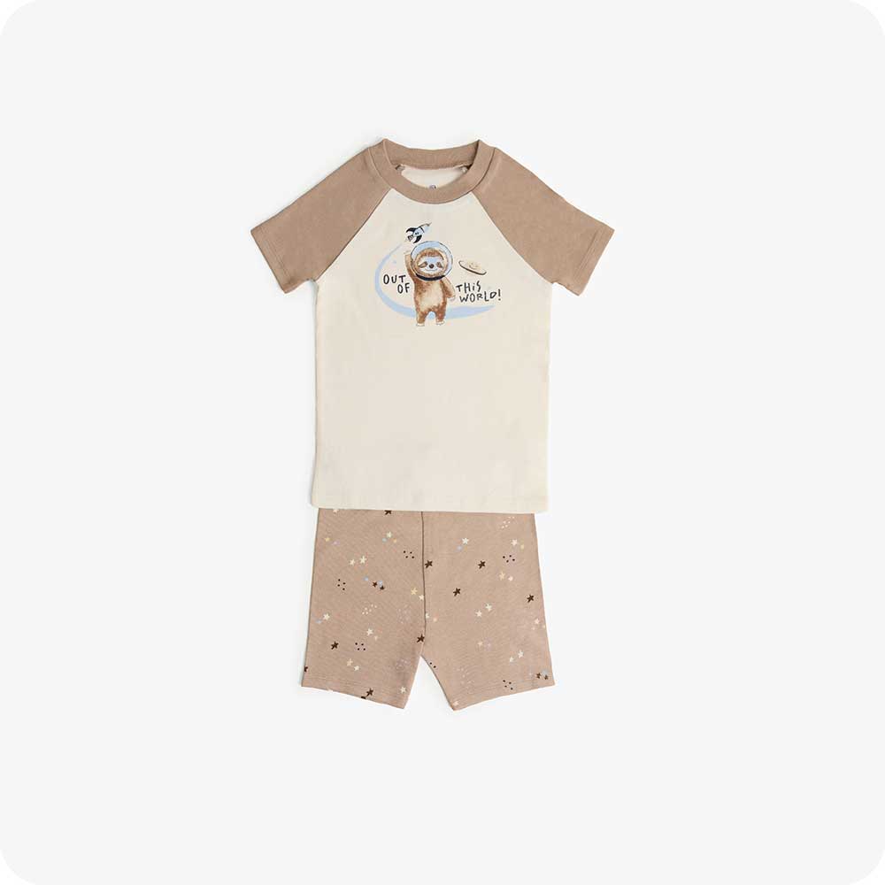 Sloth Shorties Pajamas
